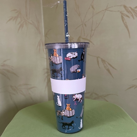 COPY - VERA BRADLEY CAT'S MEOW TRAVEL TUMBLER:NWT CATS - Picture 3 of 8